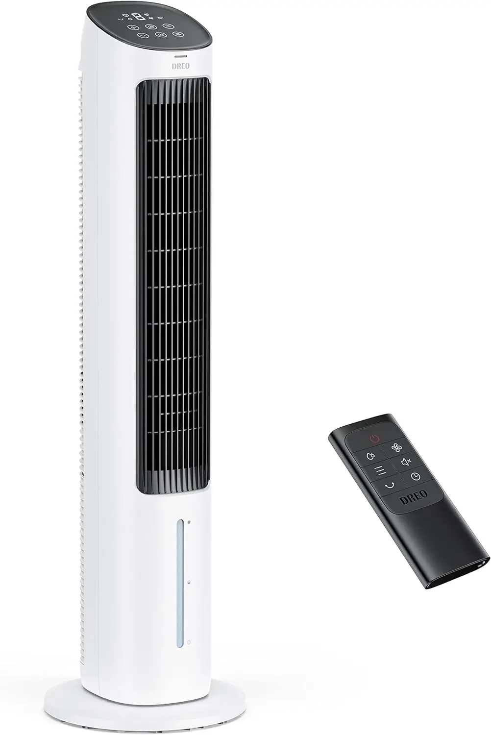 Evaporative Air Cooler, 40” Cooling Fans that Blow Cold Air with 80° Oscillating, Removable Water Tank, Ice Packs,Remote Control