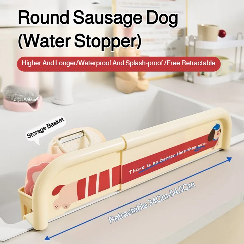 Multifunction Sink waterproofing plate Free expansion contraction Curved sides Higher waterproofing Kitchen Water Barrier