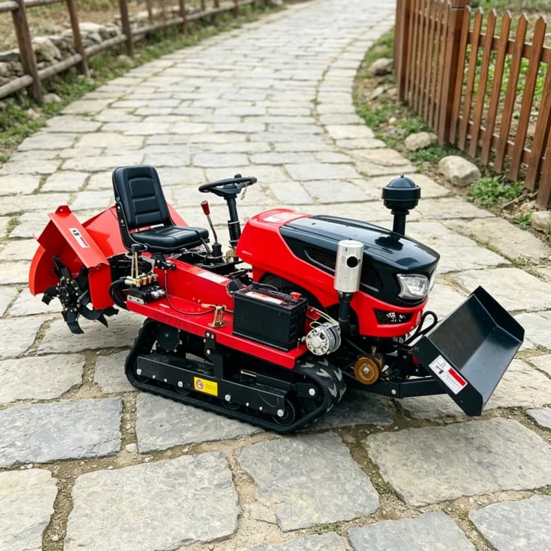 

Customized 2026 New Model Tracked Tractor Rotary Tiller, Energy‑saving High‑power Farm Tillage Machine