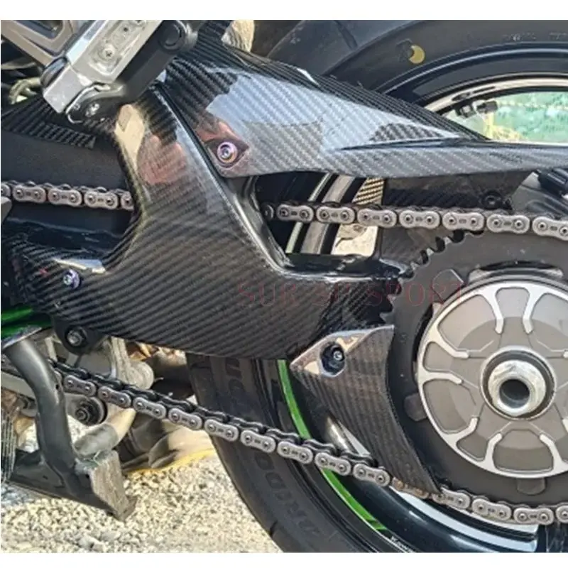 

Обтекатель для чехла Swingarm для Kawasaki Ninja H2 H2R 2015 2023 H2 SX 2017 + полностью из углеродного волокна 100%