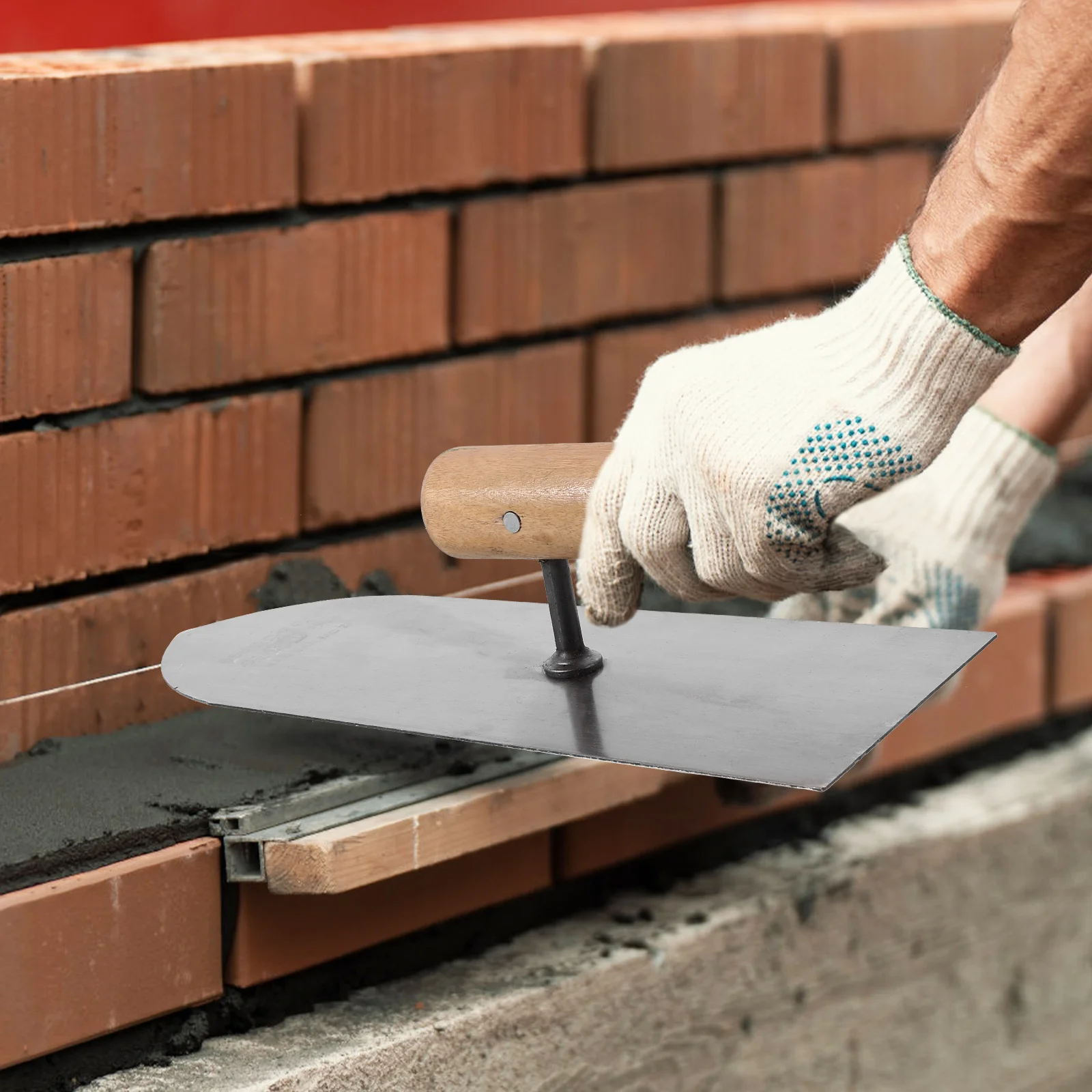 

Stainless Steel Mud Trowel Plastering Tool For Drywall Smoothing Cement Leveling Concrete Finishing Hand Trowel Plaster