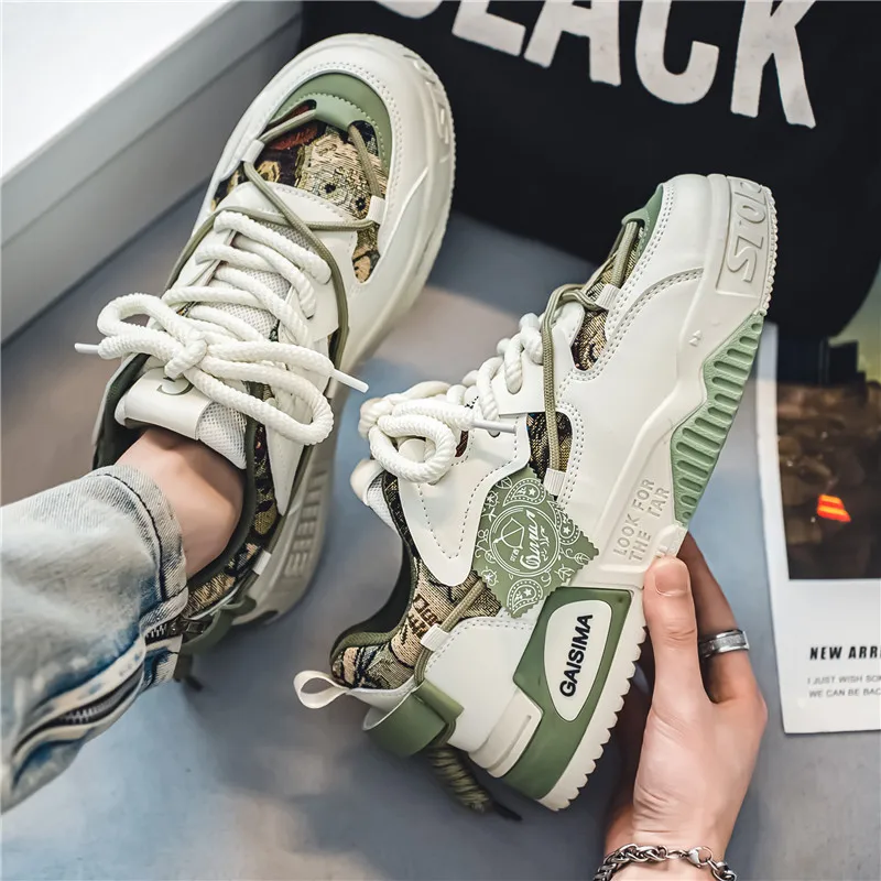 

Мужские кроссовки, модные кеды для скейтбординга, осенние новые повседневные туфли, дизайнерские кроссовки на платформе для мужчин, теннисные кроссовки Zapatillas Hombre