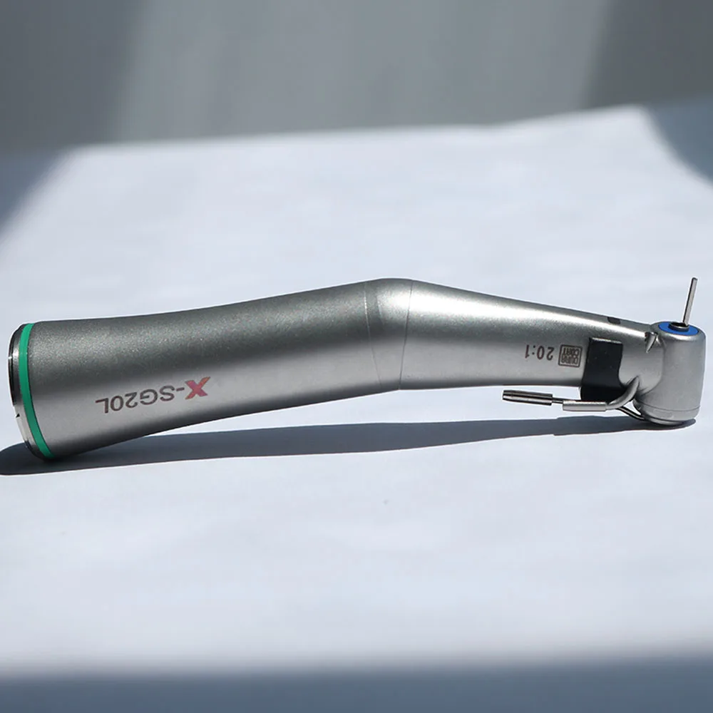 Dentistry Contra Angle Dental 20:1 Implant Surgical Handpiece Against Low Speed Handpiece Surgery Option Fiber Green Ring