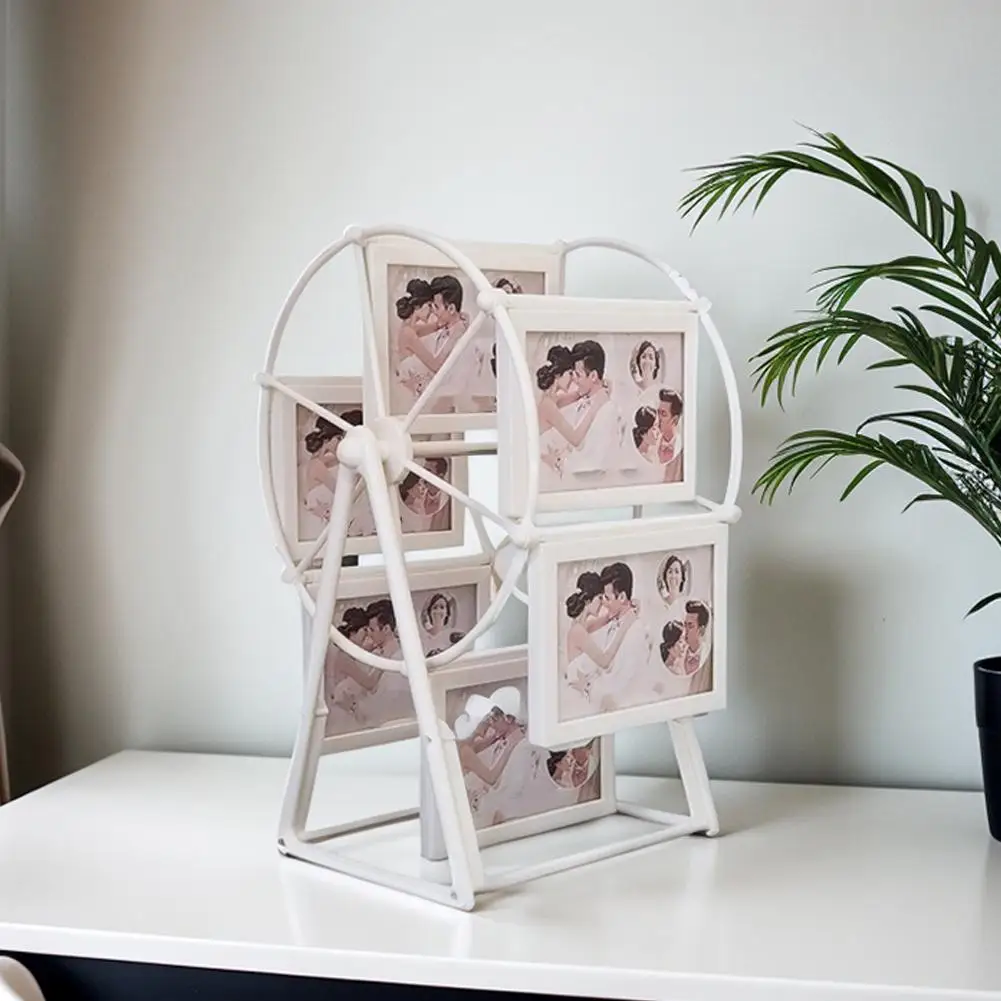 Windmill Photo Frame Display Stand 5Inch Rotating