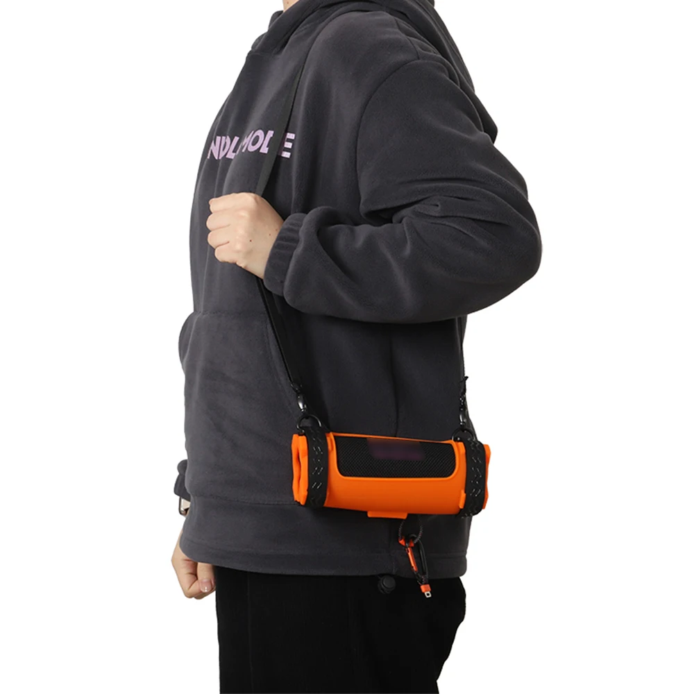 Soporte de protección de altavoz de bicicleta para JBL FLIP7, funda protectora, soporte de correa, funda de carcasa portátil con tapa 7, Estuche de transporte para exteriores