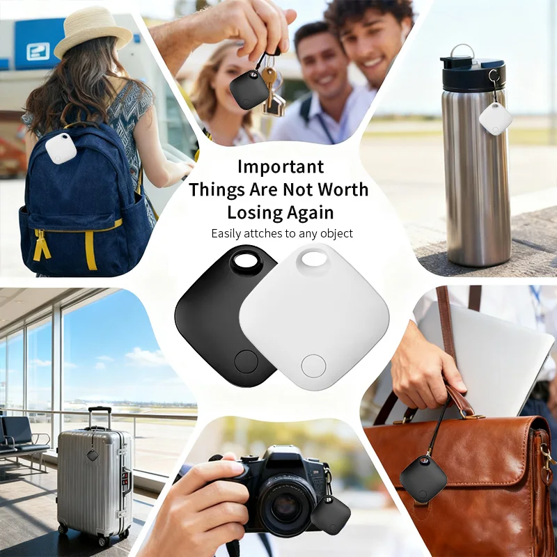 1/6-pack Positioning Far Away Tracker for IOS Apple Find My Keys backpack Item Search Alarm Finder MFI Smart Tag For iPhone ipad image 5