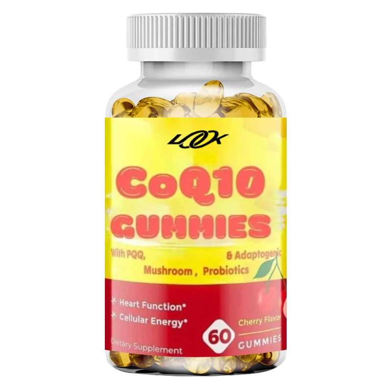 Coenzyme Q10 Gummies Contain PQQ -400 Milligrams of Highly Effective Coenzyme Q10, Suitable for Energy and Immunity, 60 Gummies