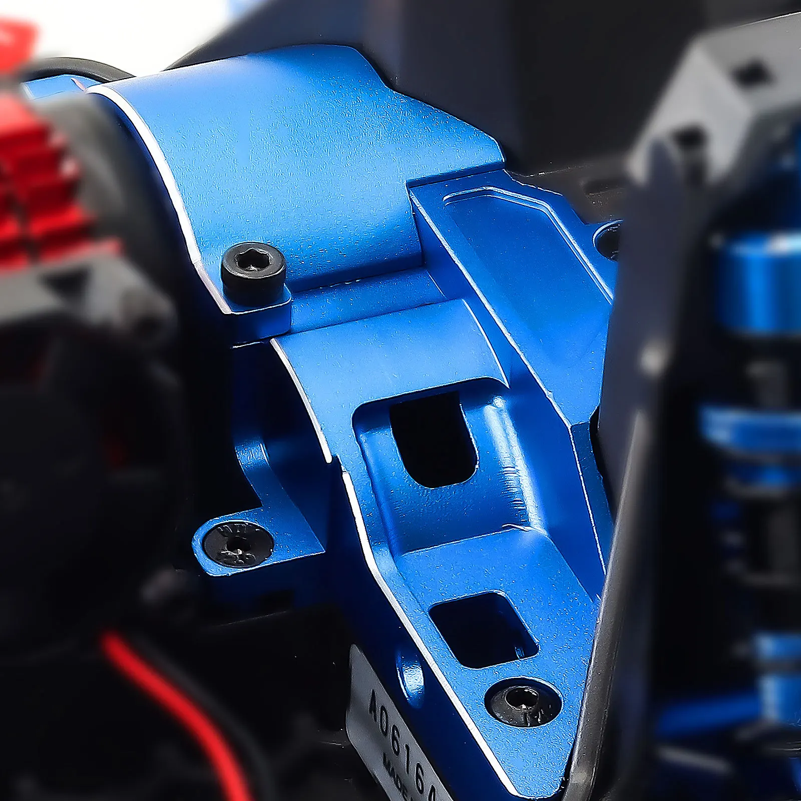 قاعدة محرك سريعة التحرير من سبائك الألومنيوم لتركيب المحرك المتكامل Traxxas Mini Maxx-10777 #6