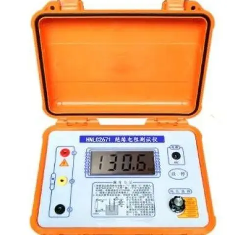 2671 Insulation Resistance Tester 5000V/10000V Insulation Resistance Test High Precision Meter Plastic Case