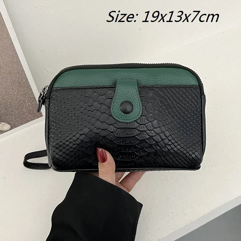 Genuine Leather Bags for Women Luxury Designer Crossbody Bags Cowhide Tote Bags for Women Handbags Casual Female Shoulder Bag