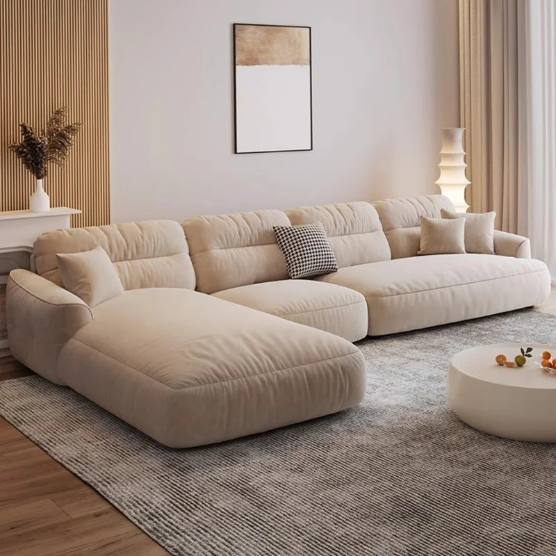 Minimalistyczne sofy do salonu narożnik tkaniny luksusowa sofa segmentowa wygodne sofy wypoczynkowe Modernos Para Sala wystrój pokoju