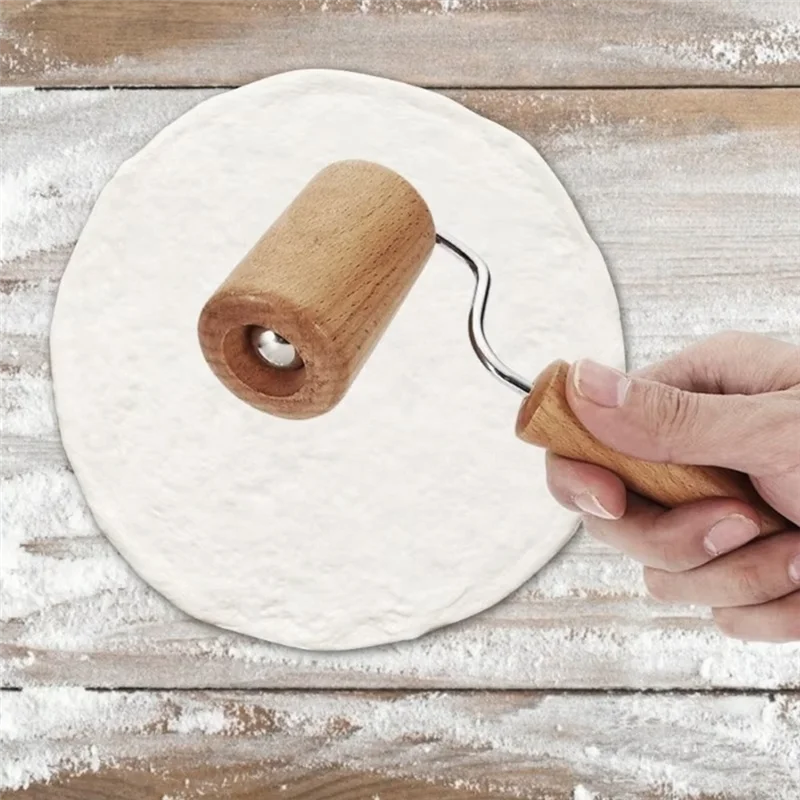 SEWS-Rolling Pin Pastry And Pizza Baker Roller Wooden Baking Crush Nuts Crackers Cookies Kitchen Utensils