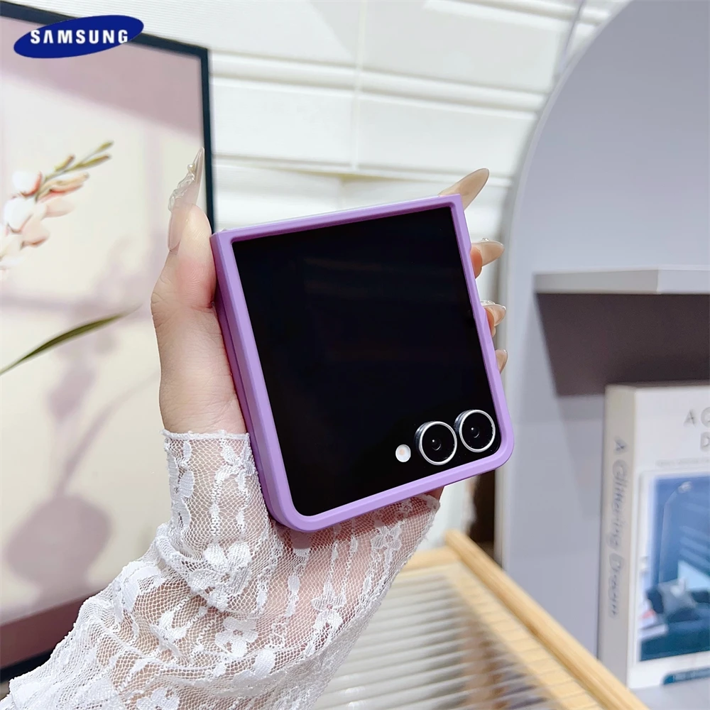 Luxe Kleurverloop Weave Patroon Zachte Telefoon Case Voor Samsung Galaxy Z Flip 7 6 5 4 3 5G Set Schokbestendige Beschermende Achterkant