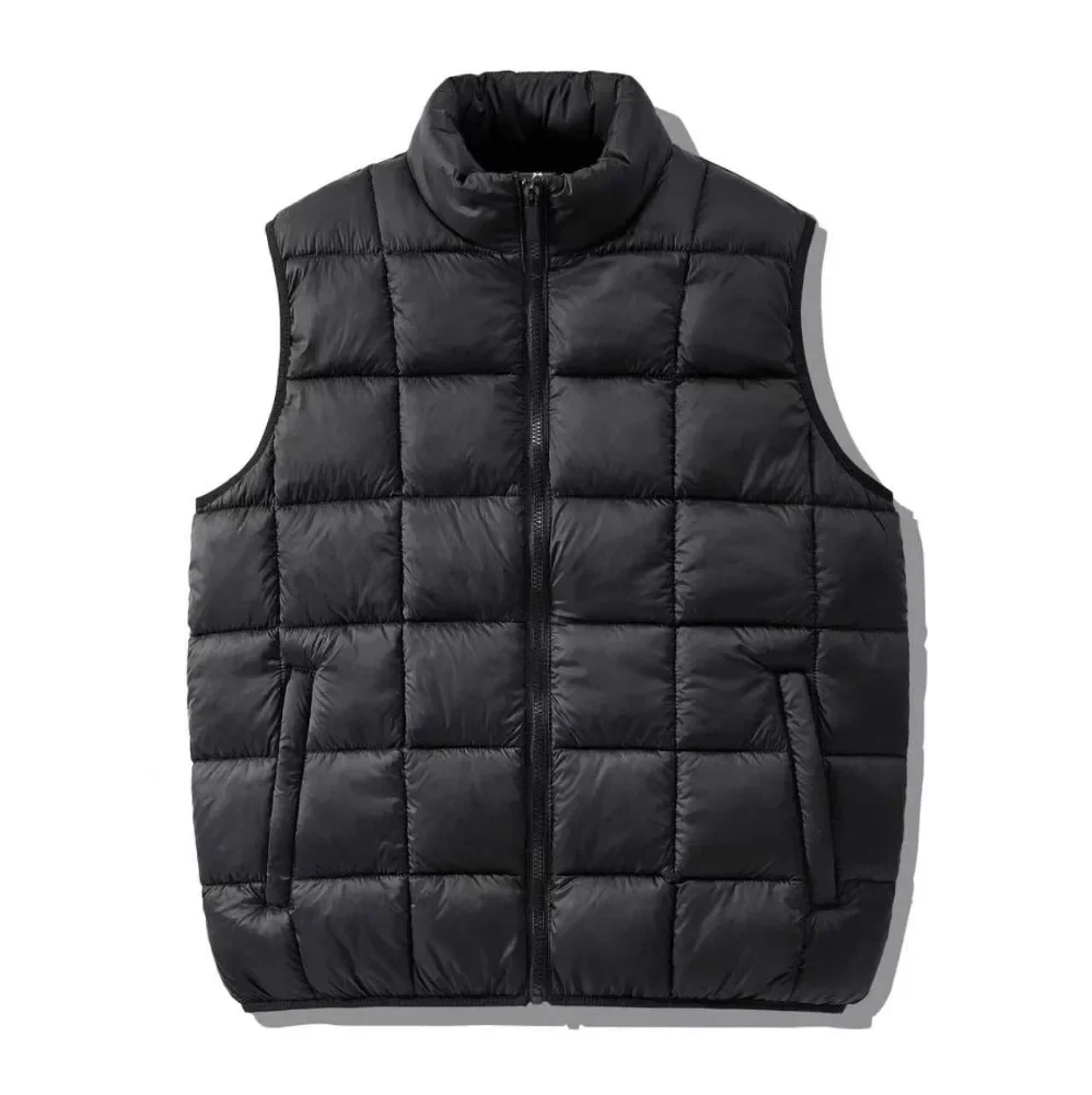 Lightweight Vests Full Zipper Outerwear Vest Outdoor Vest  Pockets Veste Winter Autumn Men's Casual Vest Winter Jackets for Men
