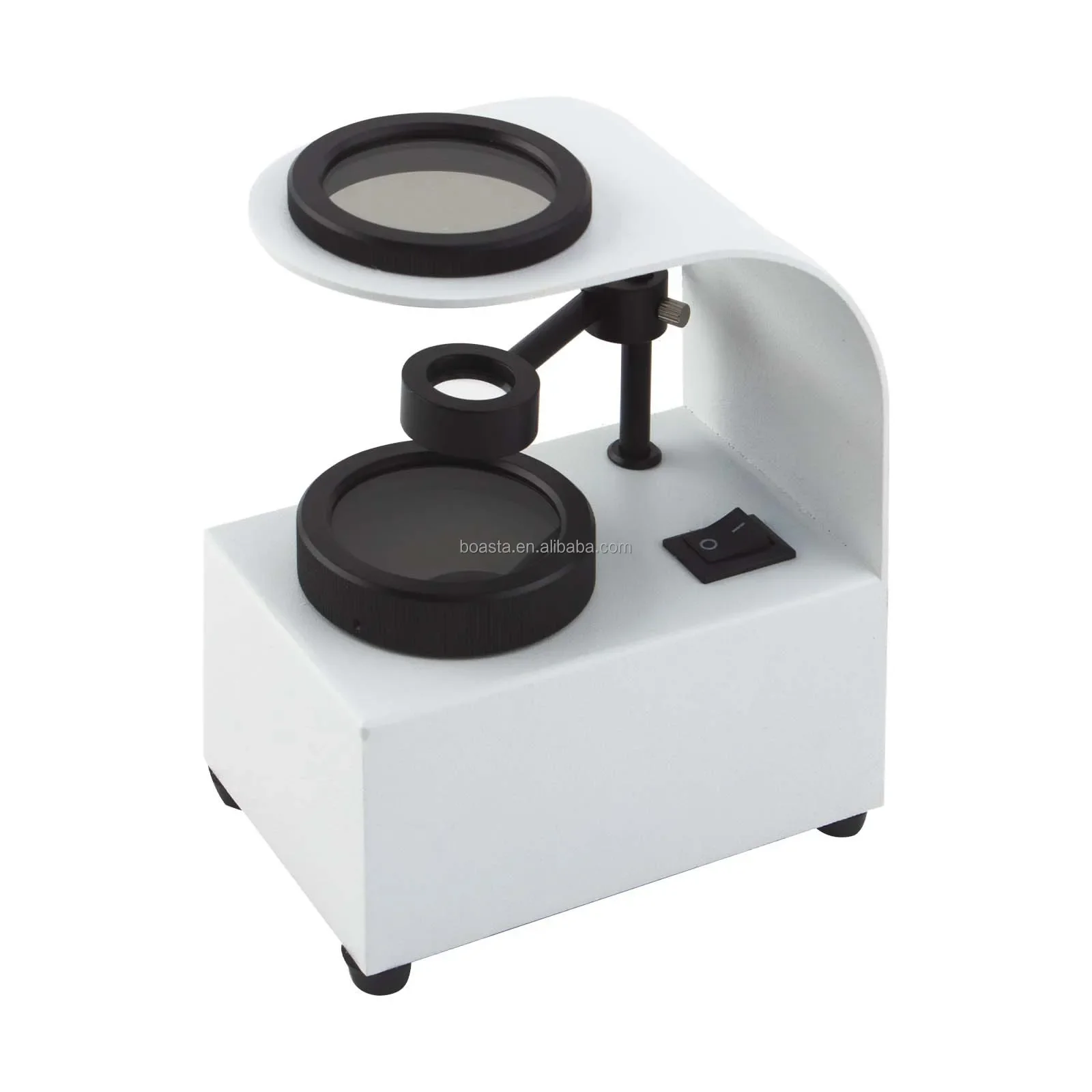 Boasta Desktop Polarizer for Gemstone & Crystal Identification Cold Light Source Professional Tool for Optical Analysis