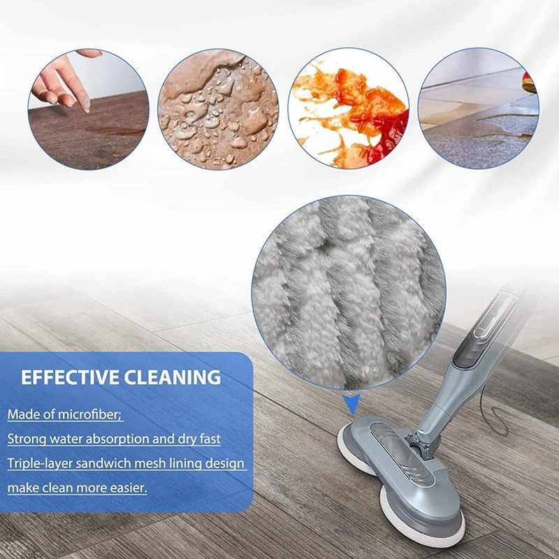 12 Pack S7000 Steam Mop Pads for Shark S7000AMZ S7001 S7001TGT S7000 Series Steam & Scrub All-In-One Steam Scrubbing Mop