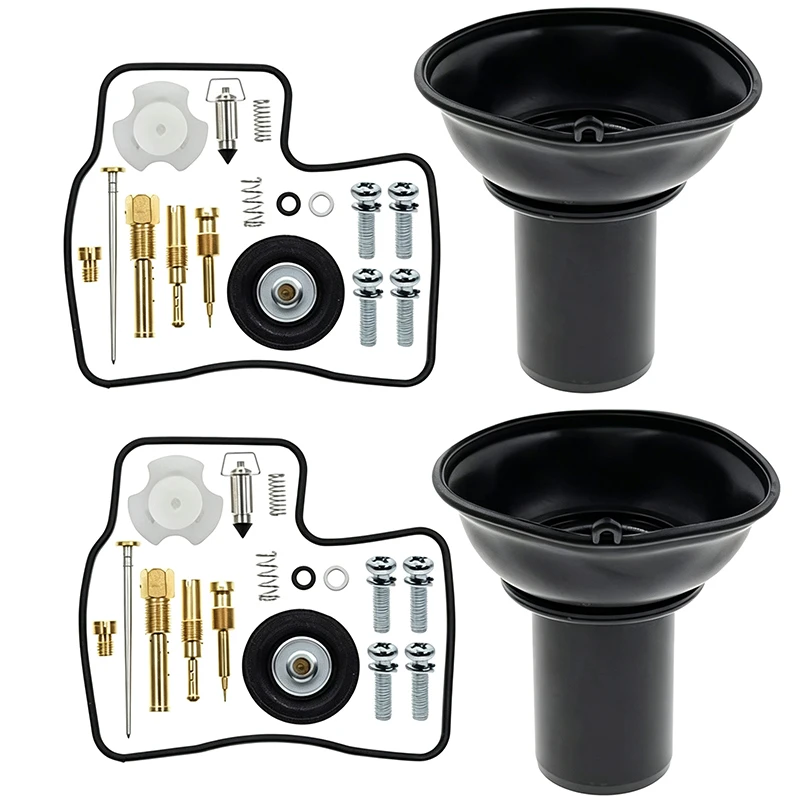 For Honda VLX400 Shadow VLX 400 Carburetor Repair Kit With Diaphragm Plunger Motorcycle Carb Overhaul Rebuild Parts