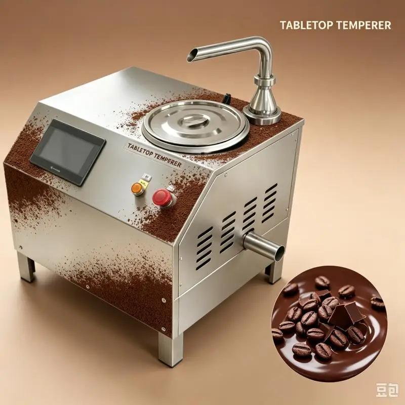 Commercial Chocolate Tempering Equipment Automatic Melting Heating Cooling Machine for Candy and Dessert Manufacturing