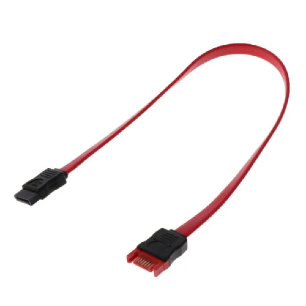 usb to sata переходник sata usb Red SATA 7 Pin Male to SATA 7 Pin Female Extension Cable Cord for HDD Hard Drive удлинитель usb