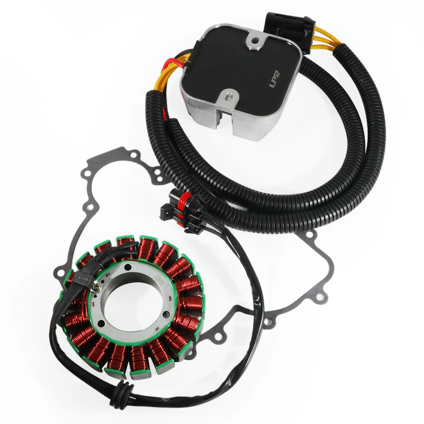 

Motorcycle Stator Coil & Regulator Rectifier & Gasket Generator Cover Set For Polaris ACE 900 EFI EPS DE 2016