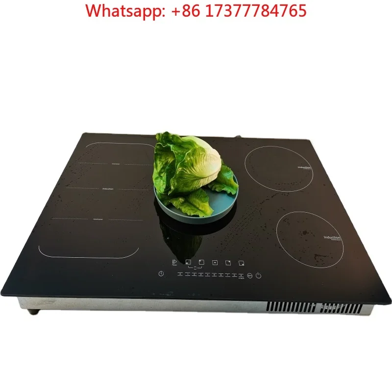 Electric Induction Cooker Cooktop, Five Burners Hot Plate with Sensor Touch