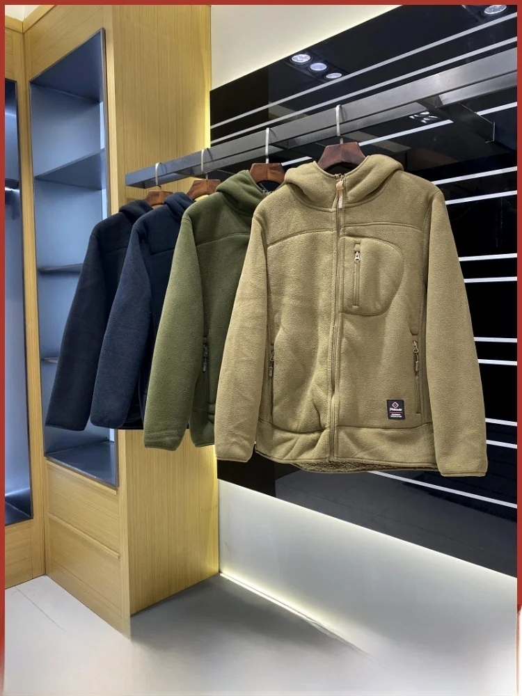 

Зимняя куртка Thiened Fce с капюшоном для мужчин и женщин, теплая повседневная верхняя одежда с застежкой-молнией, уличная одежда из полиэфирного волокна