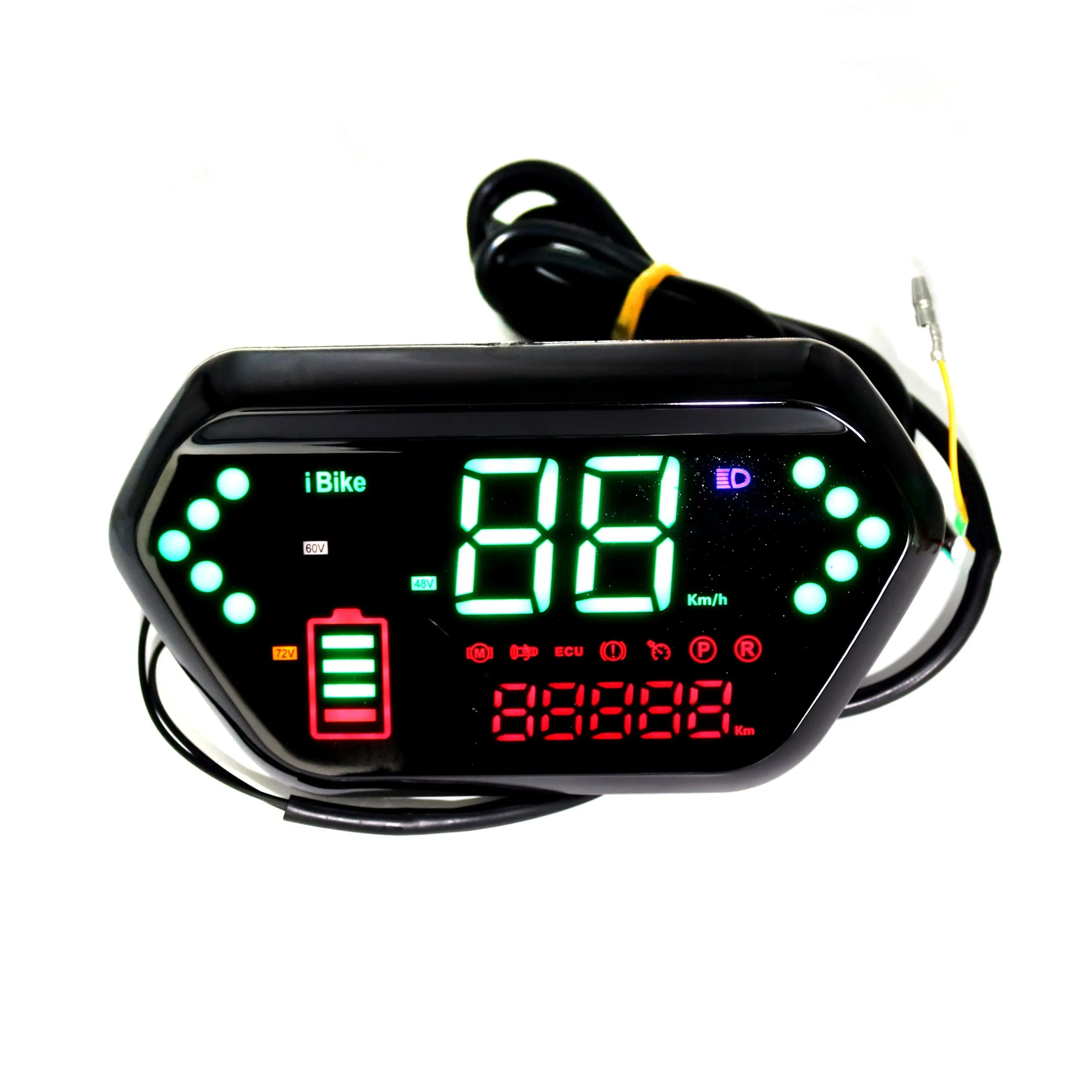 New Style EVfitting simple electric bicycle LCD display with speed meter and battery status indicator functions