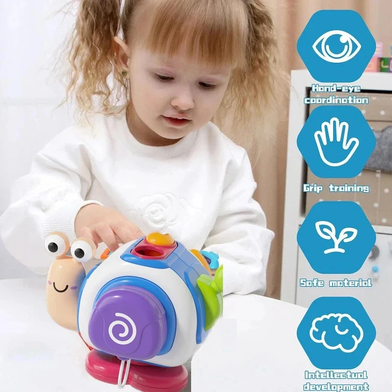Baby Activity Cube Busy Ball Travel Toys 1-3 Year Toddler Busy Board Hand Grasping Ball Sensory Educational Toys - view 2