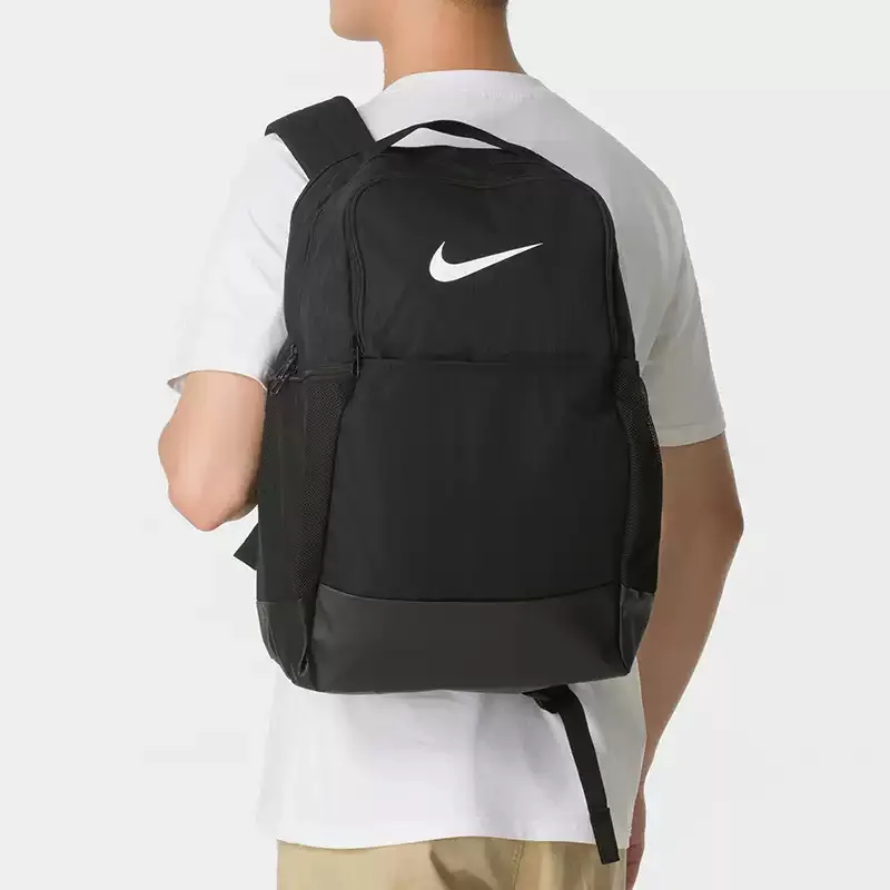 NIKE Unisex Large Capacity Backpack Sports Laptop Travel Bag for Teen Middle High School Students DH7709‑010‑1