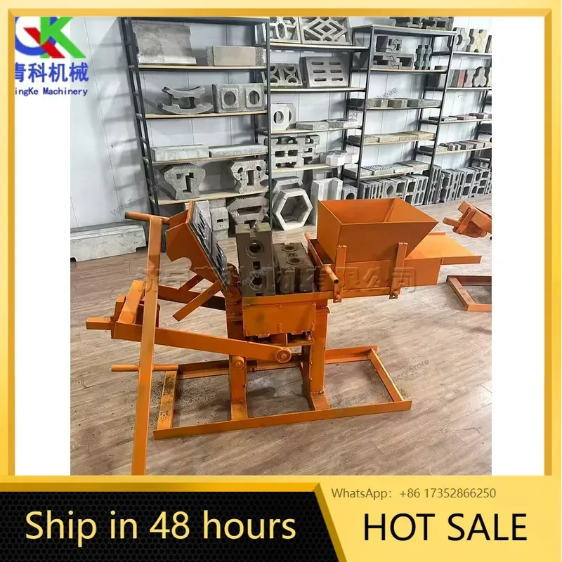 Small Electric Brick Making Machine 30-Ton Hydraulic Clay Block Maker for Small Businesses Clay Brick Production Machine