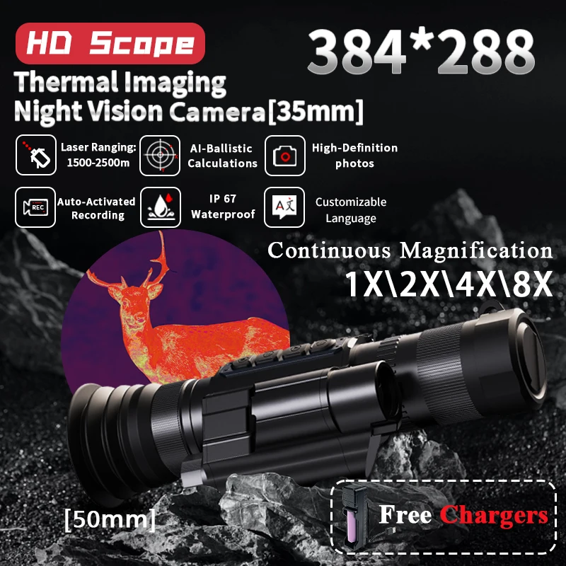 

High-Quality Digital Night Vision Support 3 Modes Cross Division Line/ Customize High-Quality thermal monocular sights viewers