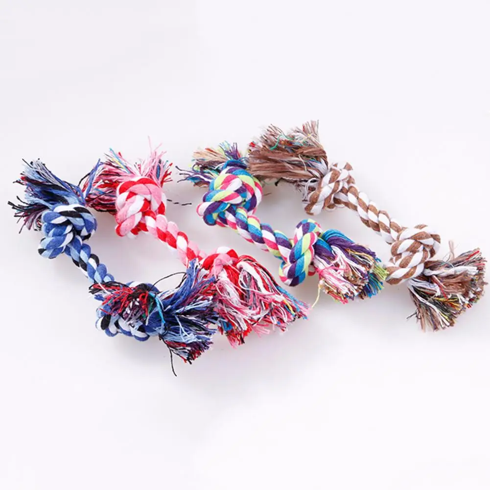 Dog Teething Toy Pet Toy Dog Chew Toy Set Durable Cotton Rope Pet Training Toys Bite-resistant Dog Toy Bundle for Playtime