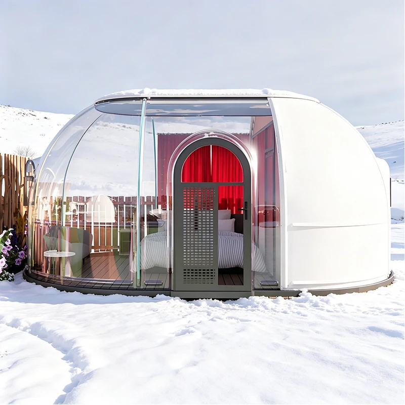 Outdoor Transparent Inflatable Dome Tent Bubble House for Luxury Glamping Resort Airbnb Camping Stargazing Event Heavy Duty PVC