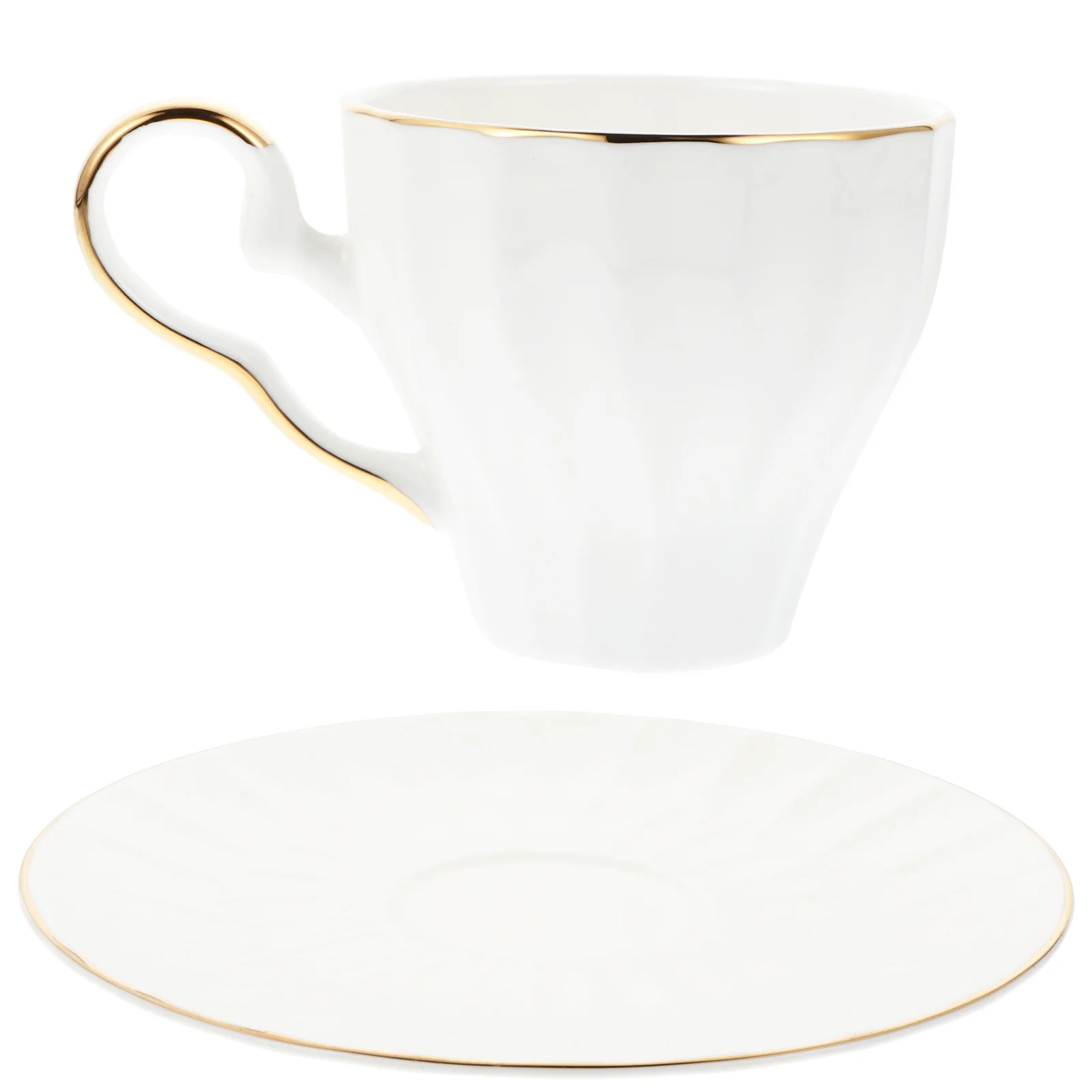 

Porcelain Coffee Mug China Ceramic Cup Ceramics Milk Tea Mugs with Saucer Cups Saucers