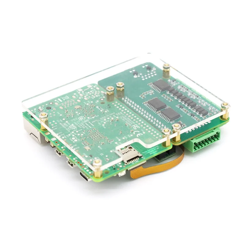 ABJF-Für Raspberry Pi 5 Pcie zu RJ45 Gigabit Ethernet Adapter Board CAN/RS485/RS232 Schnittstelle Plug & Play