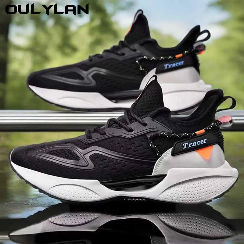 

Oulylan Casual Sneakers Fashion Sports Shoes Basketball Footwear Running Shoes Fashion Sneaker Mesh Breathable Cushioning