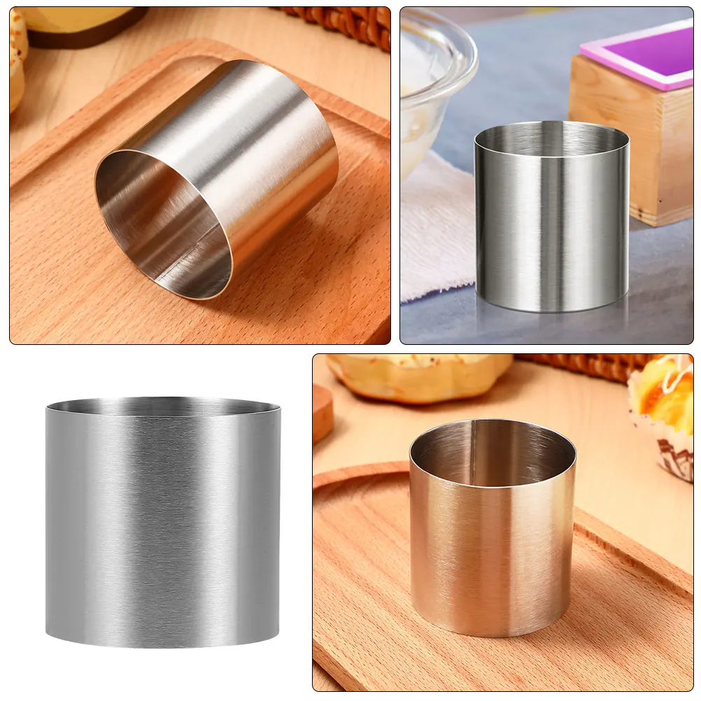 

2pcs Stainless Steel Muffin Rings Baking Metal Cooking Rings For Pancake Tart Cake Pan Kitchen Bakeware Supplies Pastry Ring