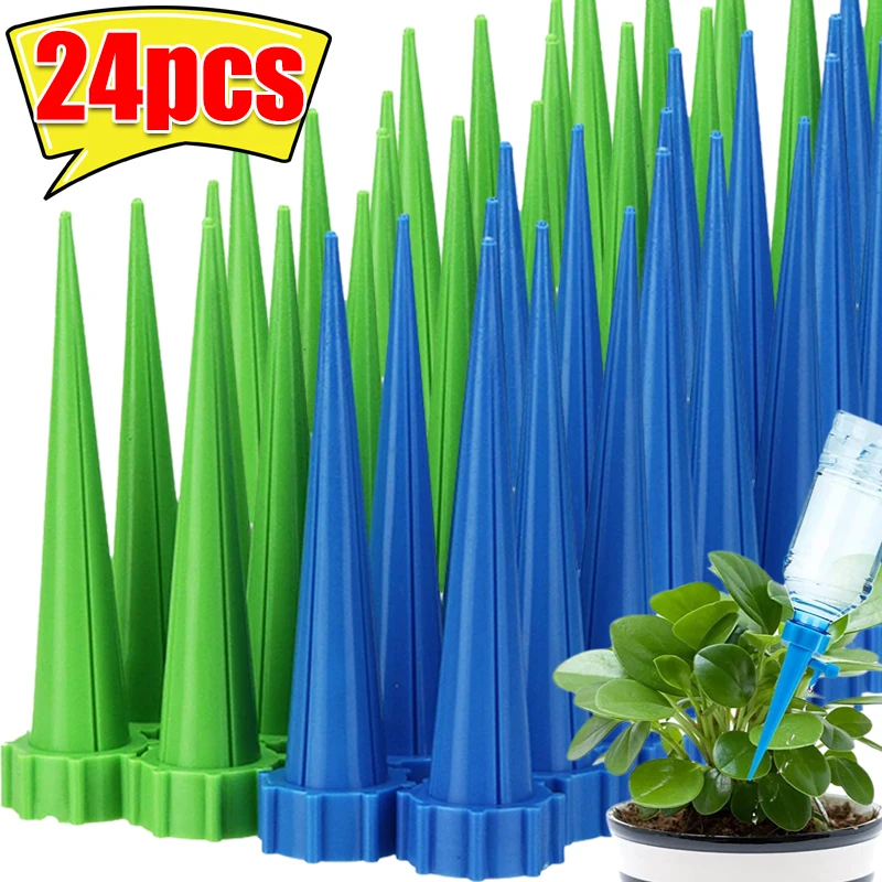 

Automatic Drip Irrigation System Self Watering Spike for Flower Plants Greenhouse Garden Adjustable Auto Water Dripper Device