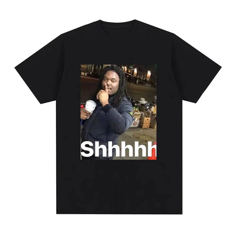 Camiseta gráfica de Lucki Shhhhh Slayworld Opium Twizzy Rich KanKan camisetas gráficas hombres mujeres algodón verano Camiseta de manga corta