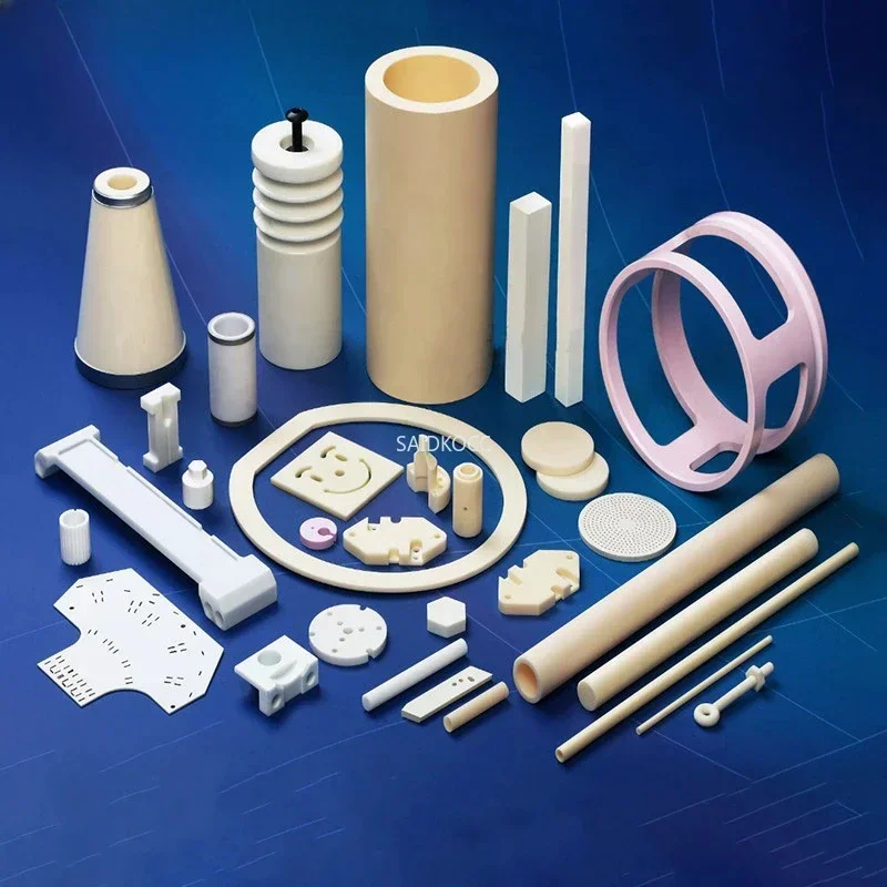 Customized Industrial Ceramic Processing Zirconia Plunger Pump Body Parts Precision Alumina Bushing Photovoltaic Ceramics