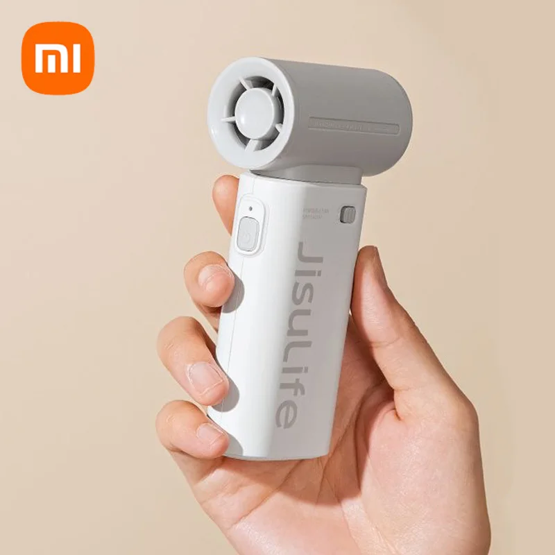 Xiaomi JISULIFE Refrigeration Handheld Fan Portable Desktop Can Be Vertically Hung with USB Rechargeable Folding Electric Fans