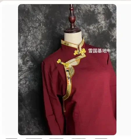 Ethnic Style Women's Embroidered Tibetan Style Clothing Shirt