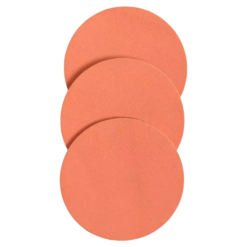 Fine-grain polyurethane-polished leather; circular precision polishing; fine grinding; metal; optical glass; lens; gemstone