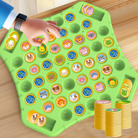 Animal Flip Chess Board Games 108 Cards Classic Strategy Game Thinking Cognitive Parent child Interactive Puzzle Party Toy