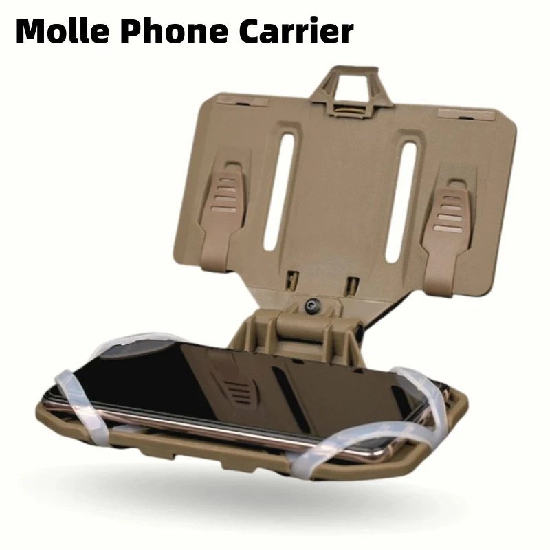 Tactical Folded Navigation Board Molle Mobile Phone Carrier Navigator Holder Outdoor Map Admin Tactical Vest Chest Rig Mount