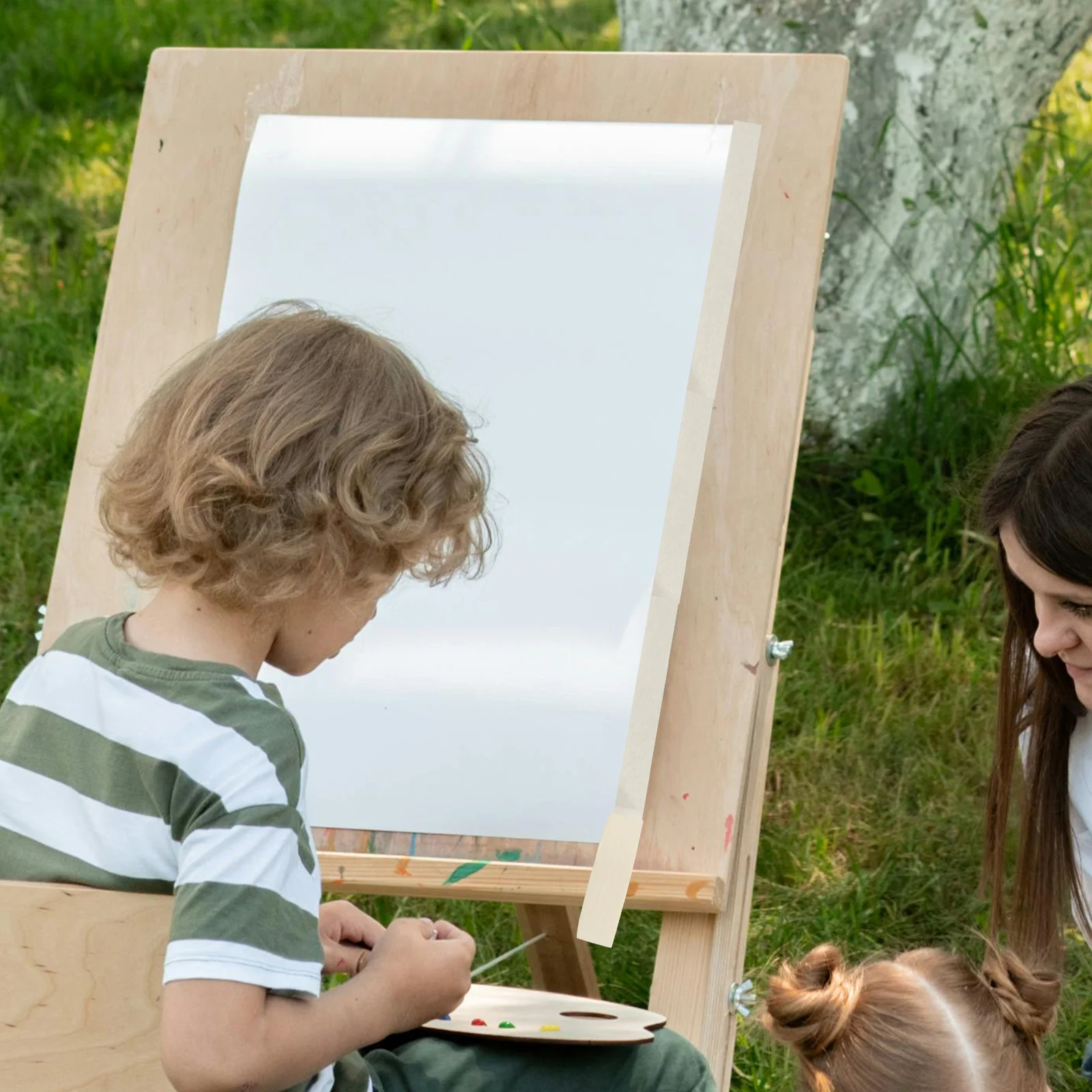 

Masking Tape 50m Painters Tape Easy Removal for Home Decor DIY Projects White Automotive Paint Supplies White Painting Tape,