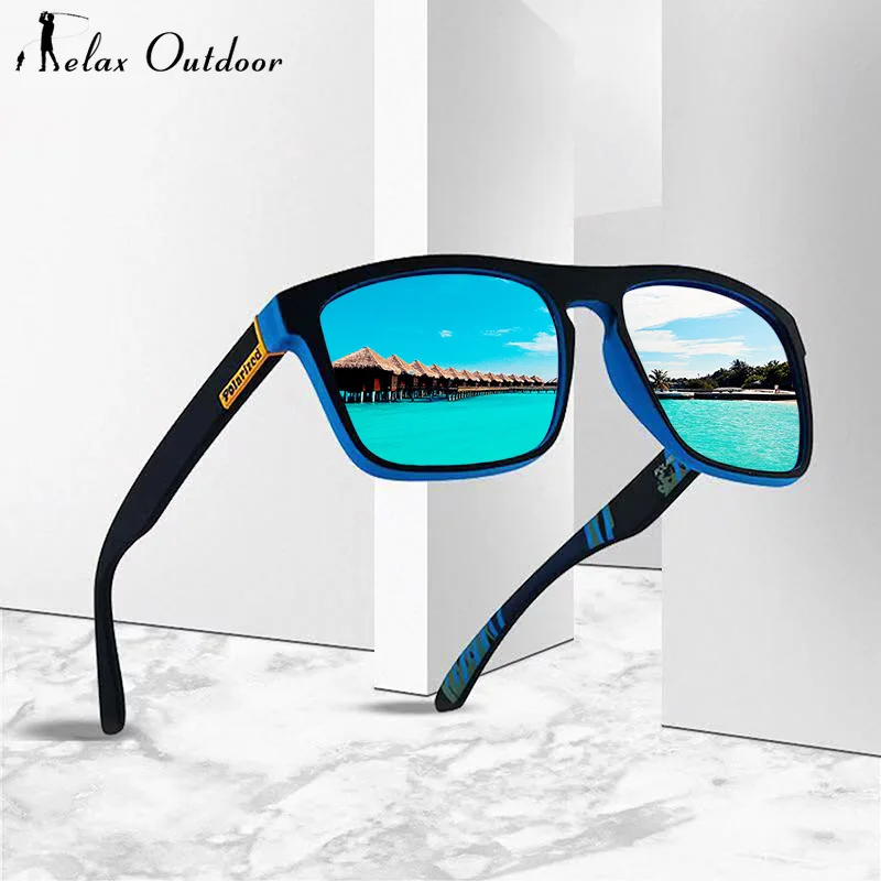 2024 New Square Vintage Polarized Sunglasses Men Women Retro Driving Fishing Luxury Brand Designer Sun Glasses UV400 Eyewear image 2