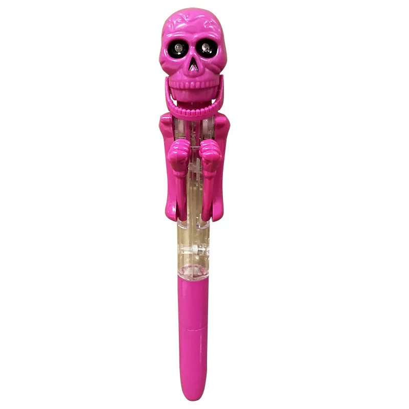 1Pcs Halloween Pumpkin Skull Ghost Stationery Pen Kpop Theme Cosplay Prop Cartoon Ballpoint Pen School Writing Gifts