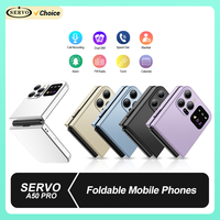 SERVO A50 Pro Foldable Mobile Phone Auto Call Record Speed Dial Torch Magic Voice Dual SIM Feature 2.4\