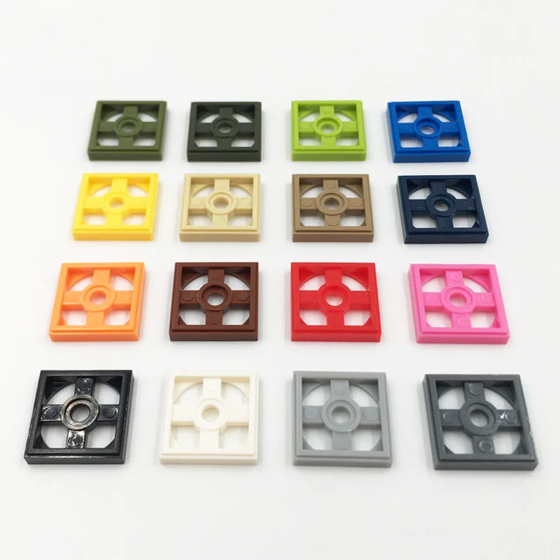 [135Pcs][50g] 3680 Interlocking 2x2 Rotating Plate Base, Children DIY STEM Building Blocks Toy, Gifts For MOC Creators Group